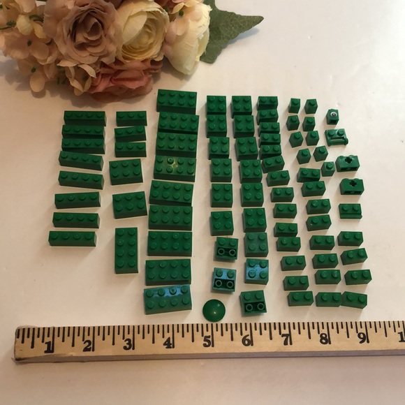 Green Legos Green LEGO Bricks 90s Green Assorted Legos #1 - Picture 12 of 13